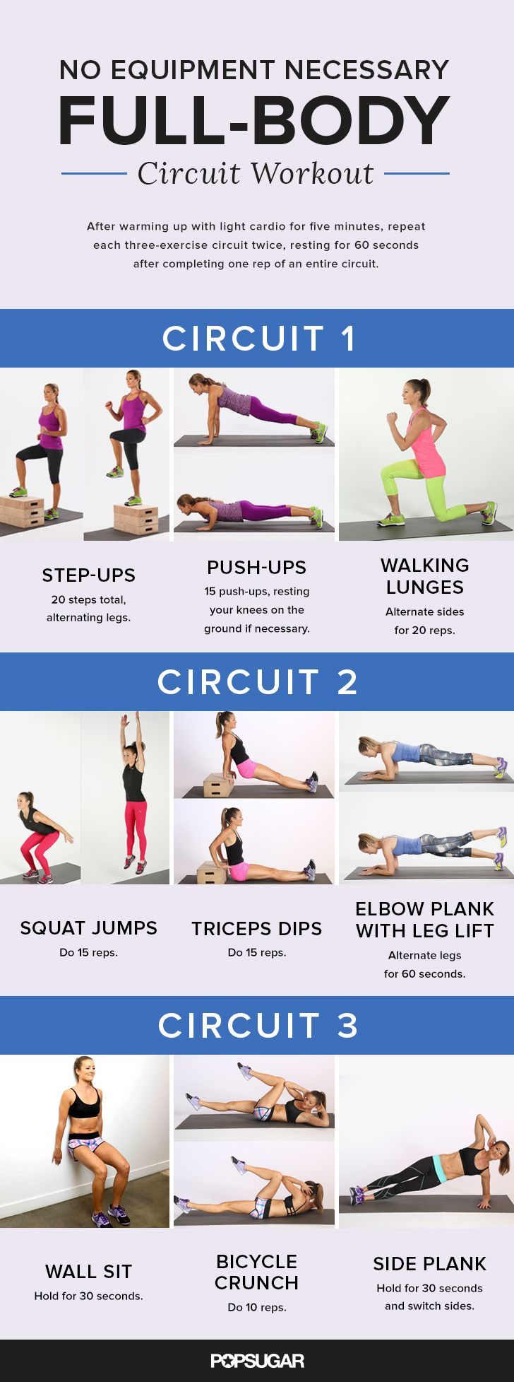 No Gym, No Problem! This Circuit Workout Uses Just Your Body