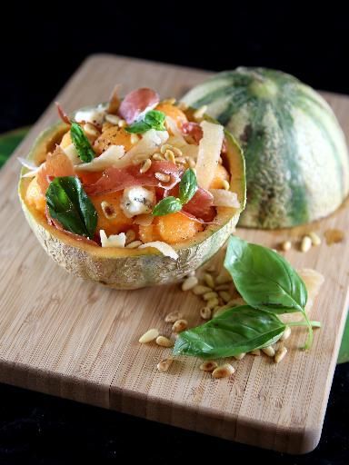 Salade de Melon à l italienne