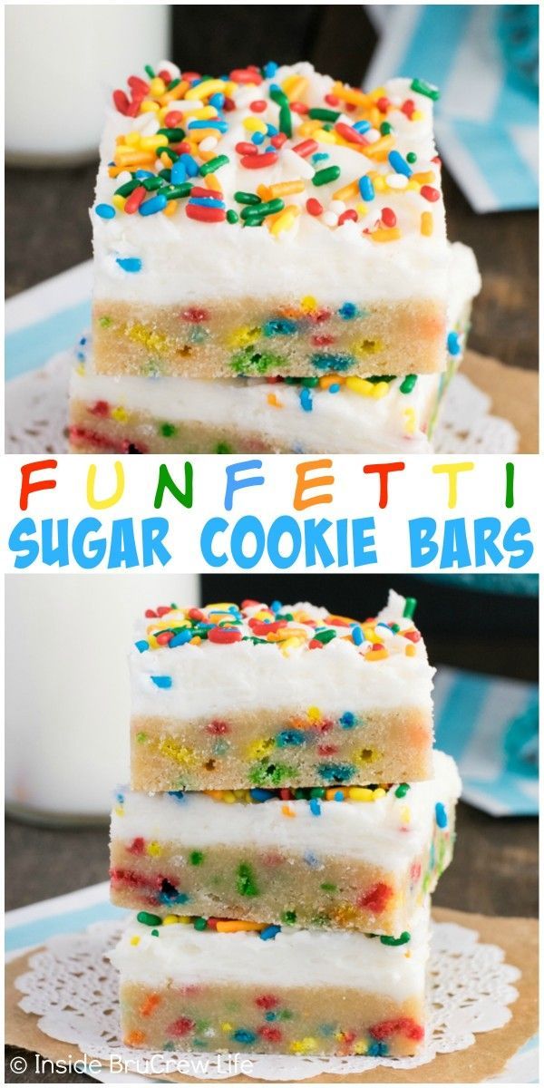 Sprinkles and frosting make these easy cookie bars the best way to do sugar cookies.