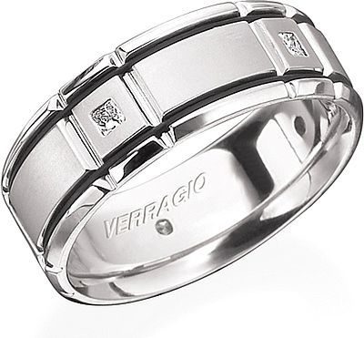 Verragio Mens Diamond Engagement Rings  : From the In*Gauge mens wedding band collection wit