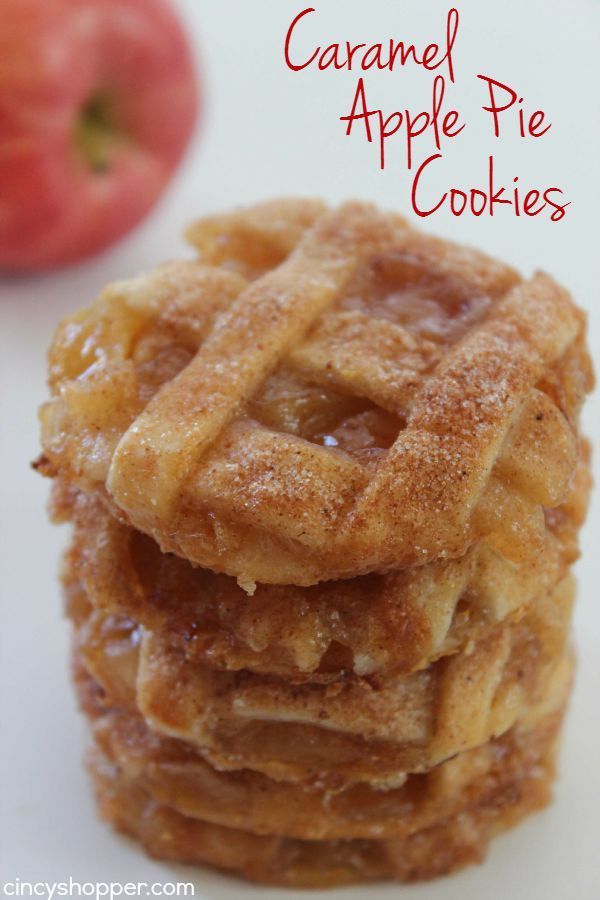 Caramel Apple Pie Cookies by Cincy Shopper