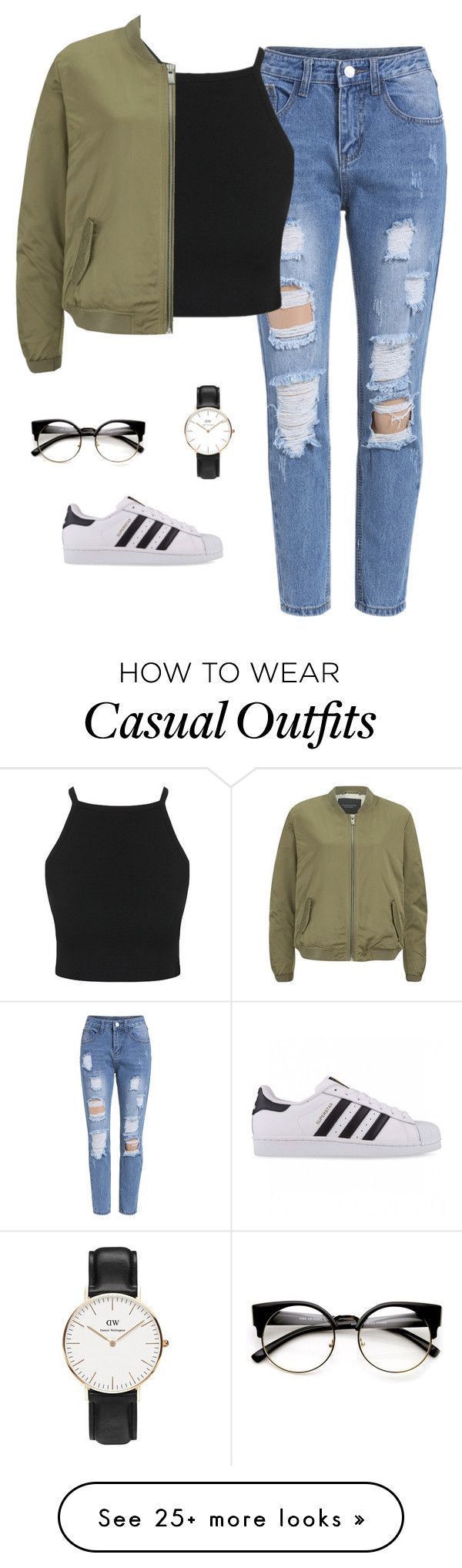 “casual.” by sabajghafoor on Polyvore featuring adidas Originals, Maison