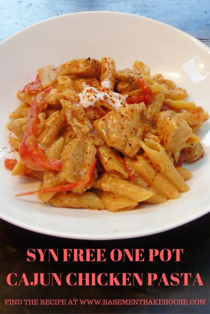 Creamy One Pot Cajun Chicken Pasta – Syn Free – Slimming World – Recipe – Healthy – Low Fat – Cajun Sp