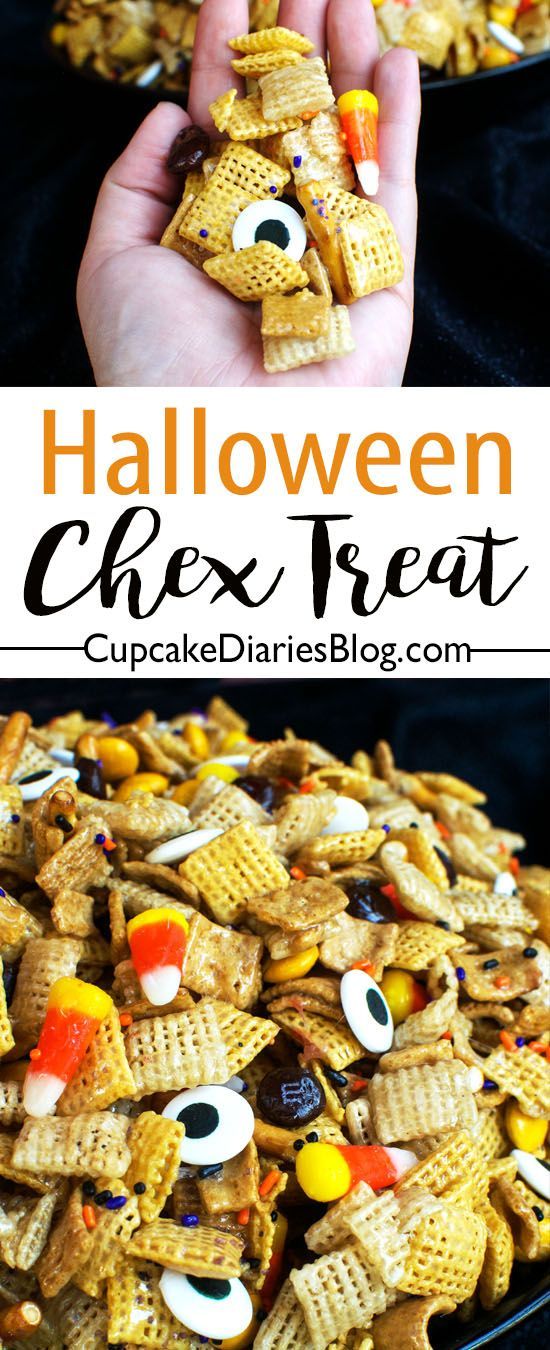Halloween Chex Treat – A perfectly sweet and salty mix for a party!