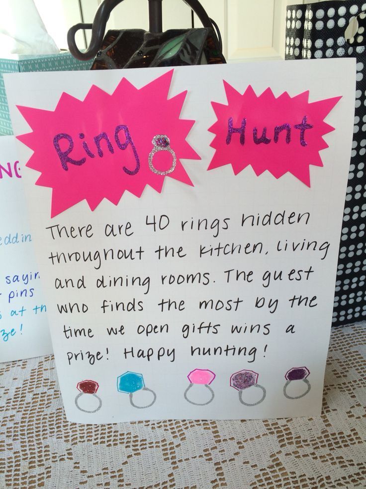 Hide plastic rings (you can find them at Dollar Tree, WalMart, Target, etc.) around the house for show