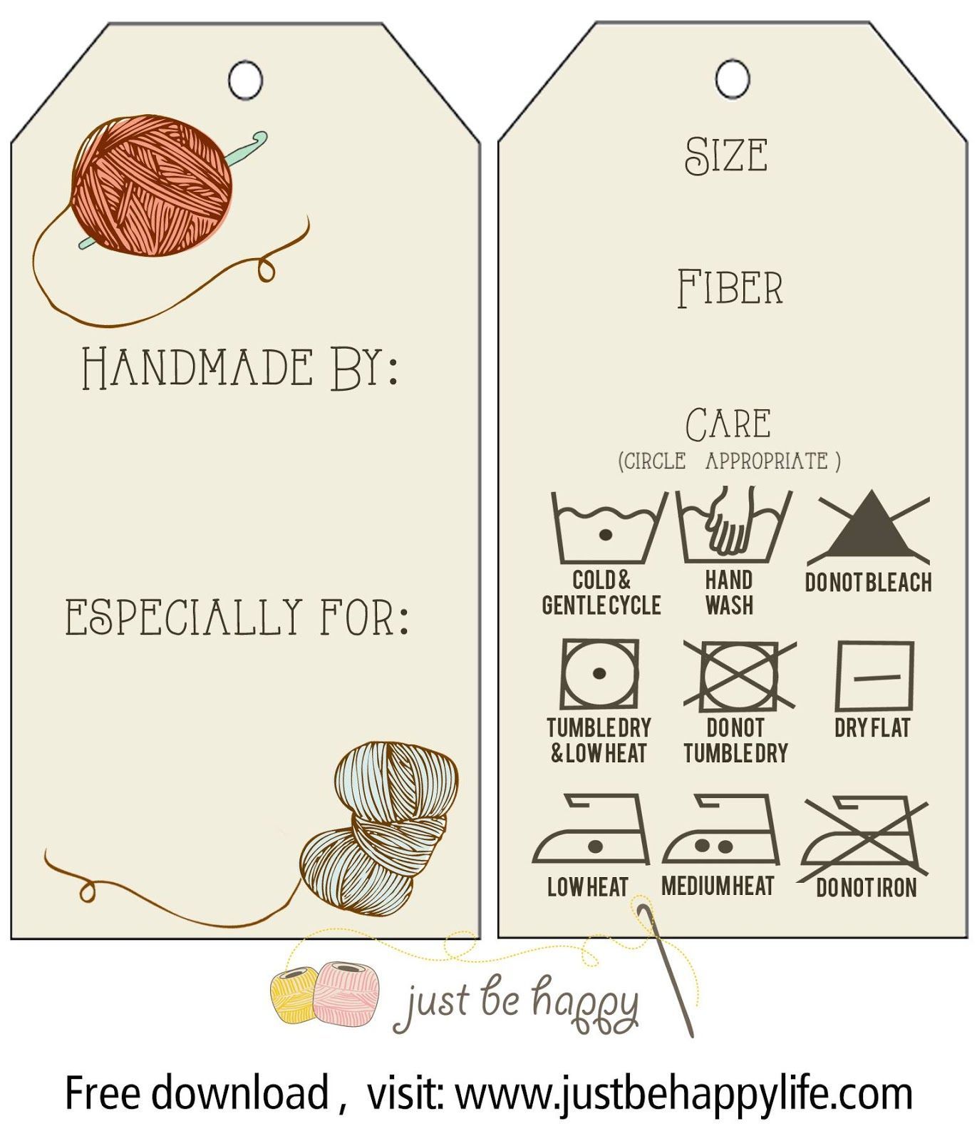 Just be happy!: Gift Tags {Free Printables}