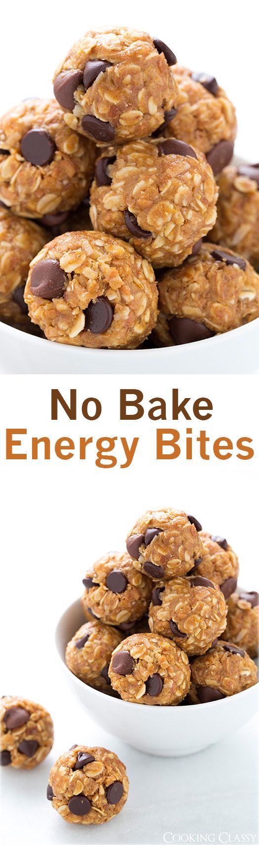 No Bake Energy Bites – these are the best snack EVER, and theyre healthy! I make them all the tim