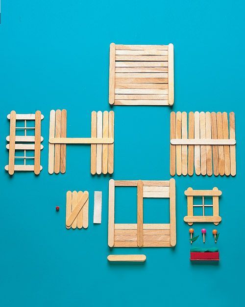 Popsicle Stick House | Step-by-Step | DIY Craft How Tos and Instructions| Martha Stewart