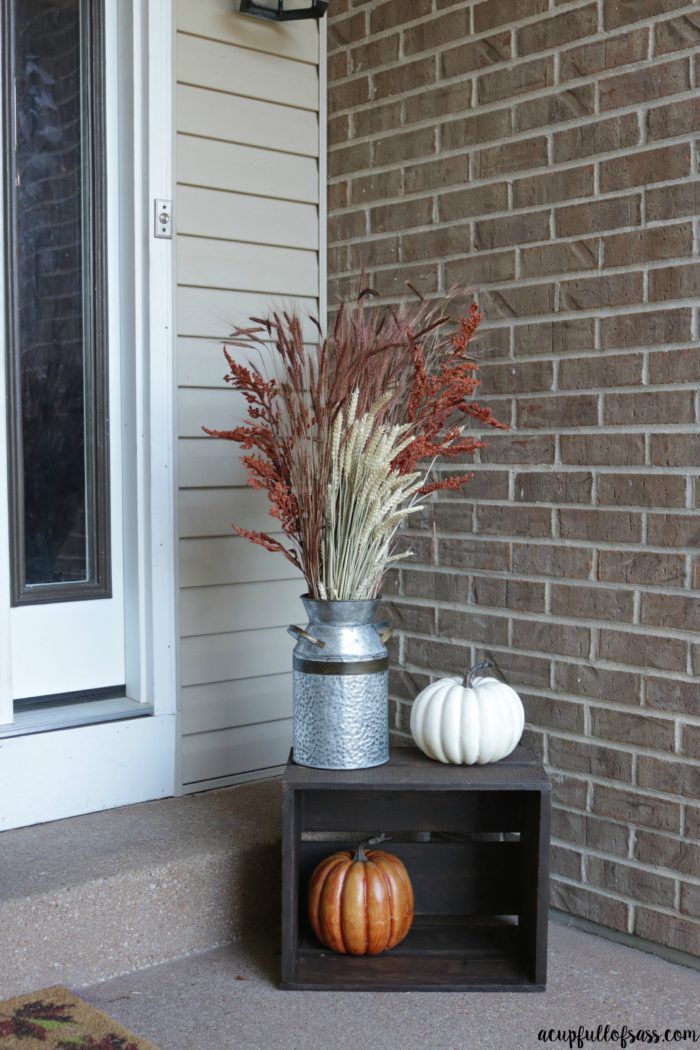 Fall Porch Decor Ideas -   DIY Fall Front Porch Decorating Ideas