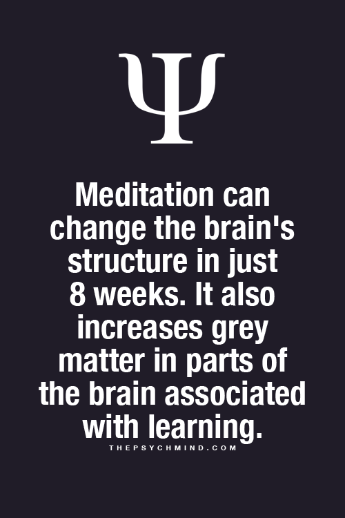 The benefits from meditation are tremendous.
