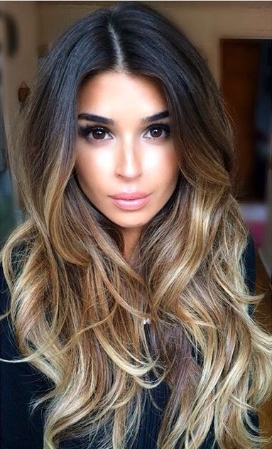 This is the perfect balayge look ever !!!! Getting this done to my hair !!!!