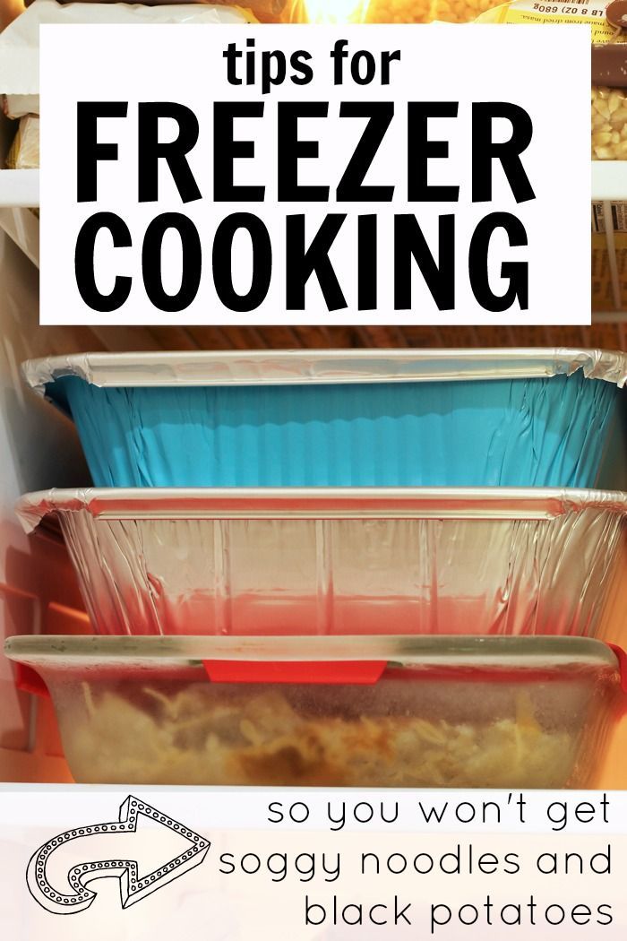 Tips for Freezer Cooking so You Wont Get Soggy Noodles and Black Potatoes | Life as Mom