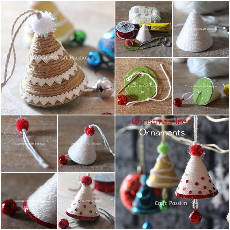 Wonderful DIY Knitted Christmas Tree with Ornaments -   Best DIY Christmas Tree Ideas