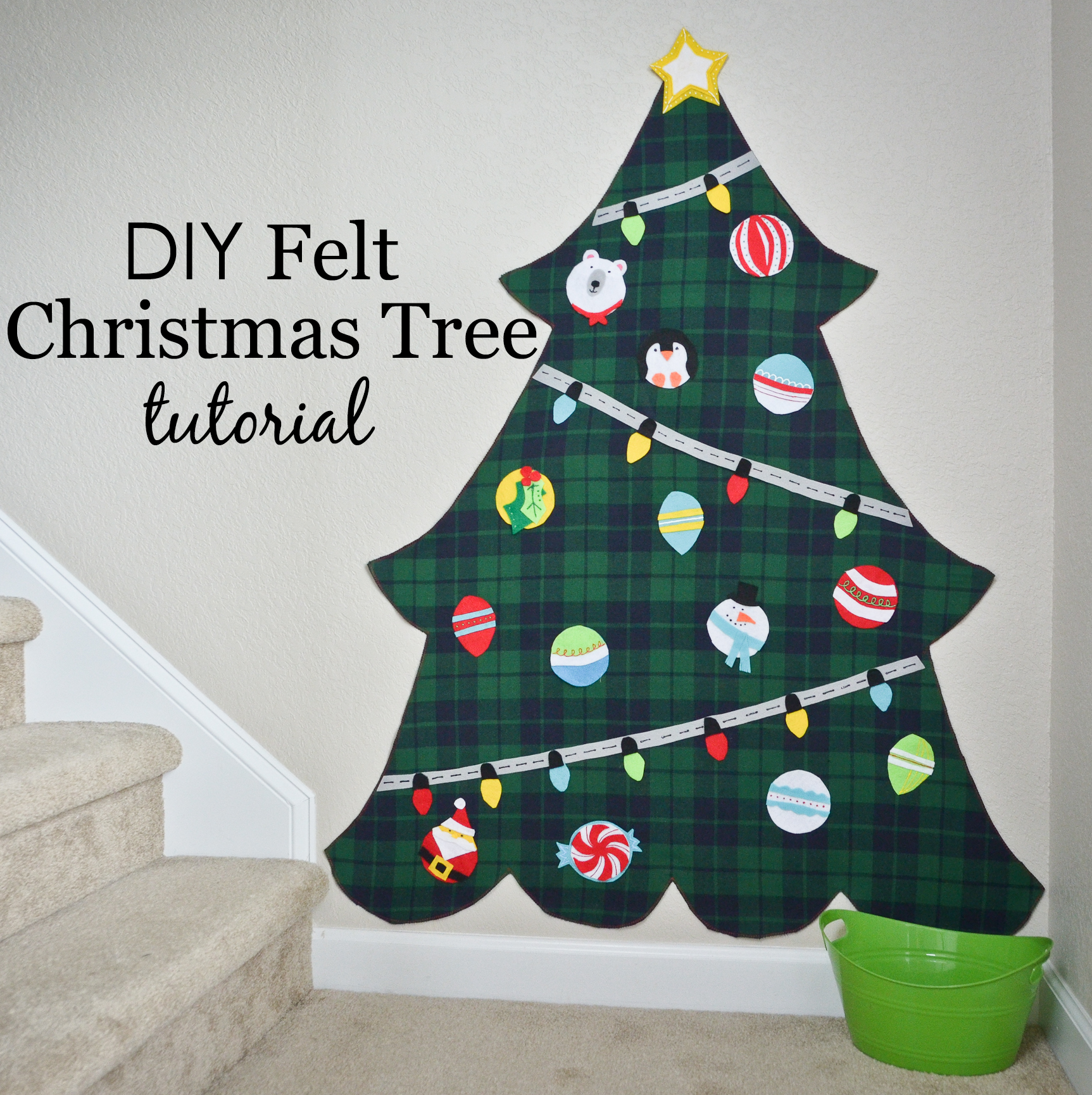 DIY: Felt Christmas Tree -   Best DIY Christmas Tree Ideas