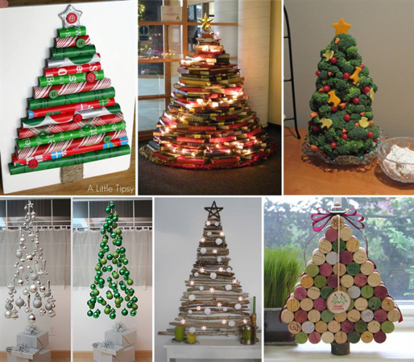 25 Creative DIY Christmas Tree Ideas -   Best DIY Christmas Tree Ideas