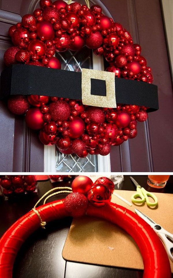 20+ Creative DIY Christmas Door Decoration Ideas -   Christmas Decoration Ideas