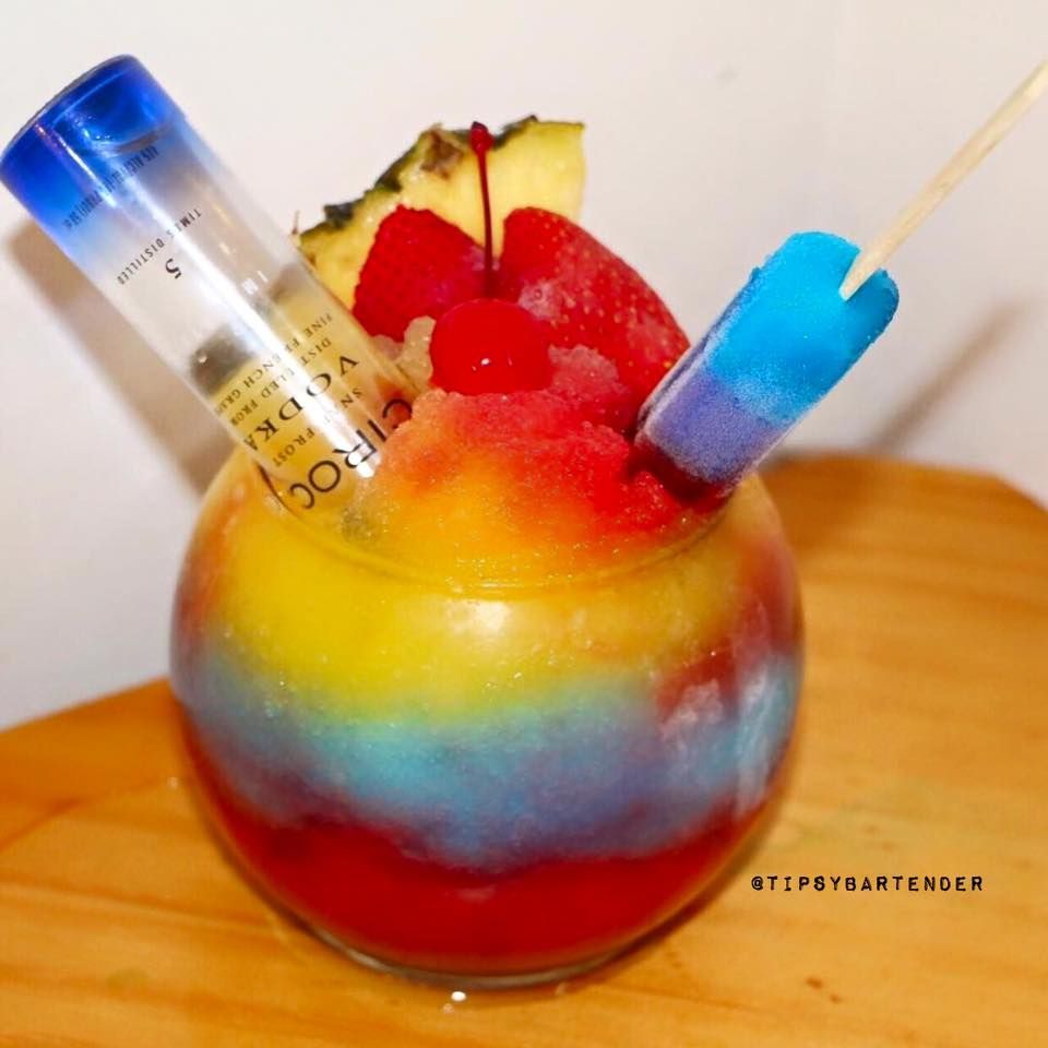 Drunken Popsicle Bowl – For more delicious recipes and drinks, visit us here: www.