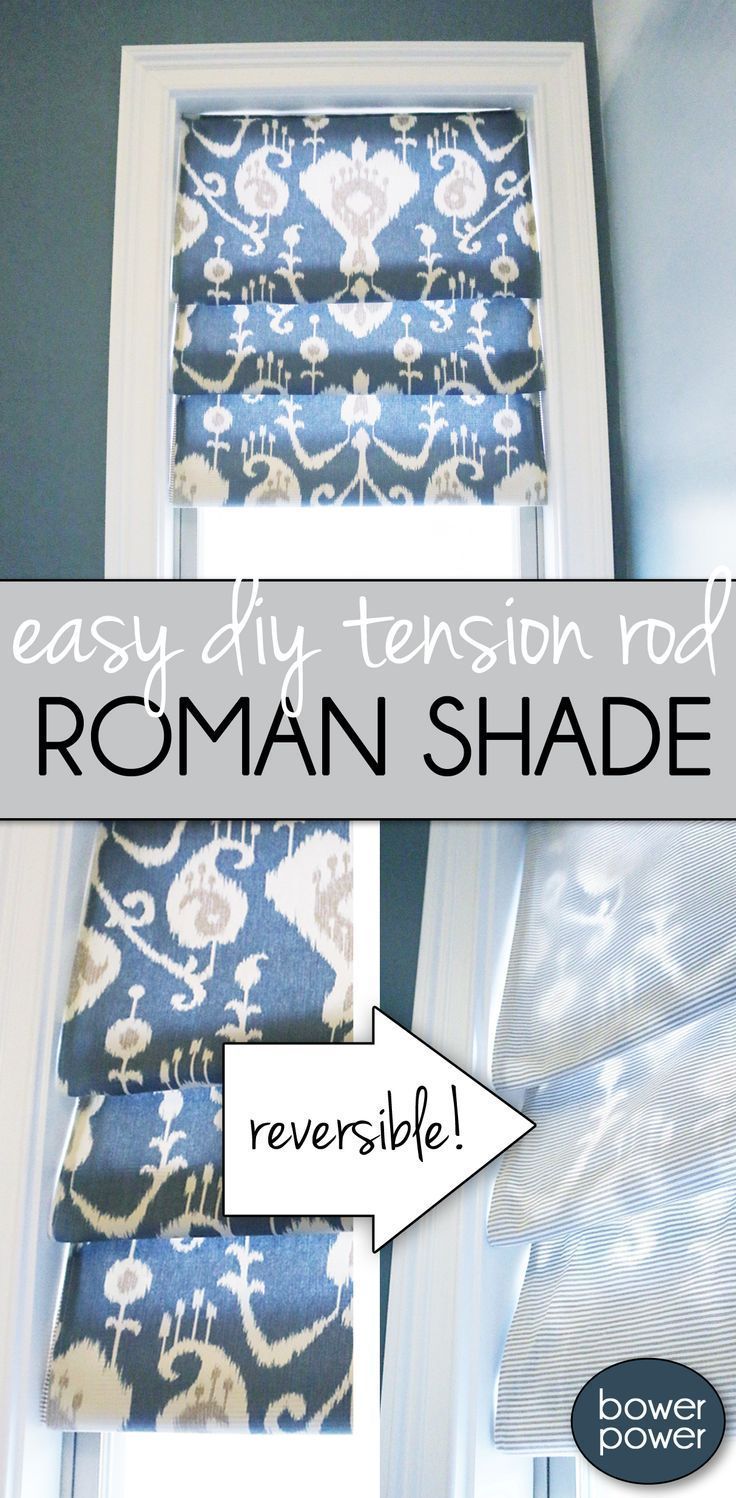 Heres an easy tutorial how to make your own roman shade. Its SO EASY, an