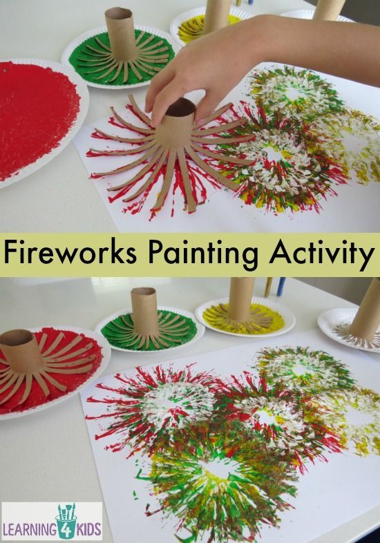 Painting Fireworks, for related pins and resources follow www.pinterest.com…