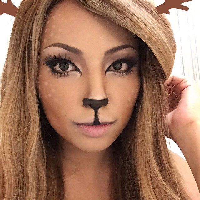 promisetamangs photo on Instagram so cute i want to die reindeer makeup costu