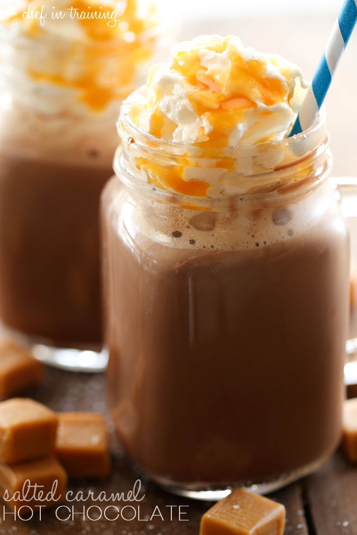 Salted Caramel Hot Chocolate… this hot chocolate is perfection! The right blend