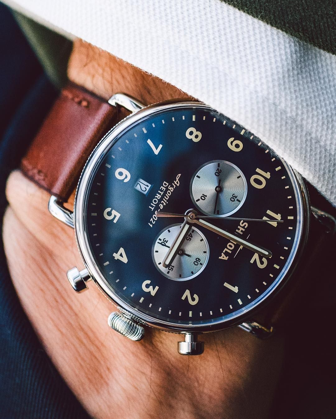 @Shinola’s newest watch is perfect for guys who want something eye-catching but no