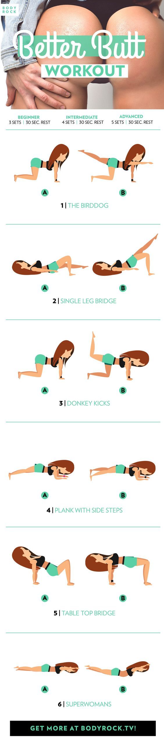 Want to take your butt from flat to full? Check out this better butt workout…