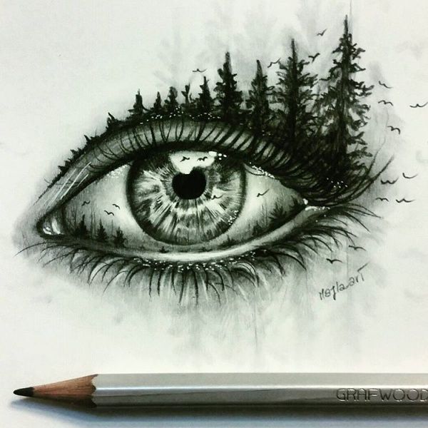 15+ Pencil Drawings of Eyes, Fineart, Pencil Drawings, Sketches …
