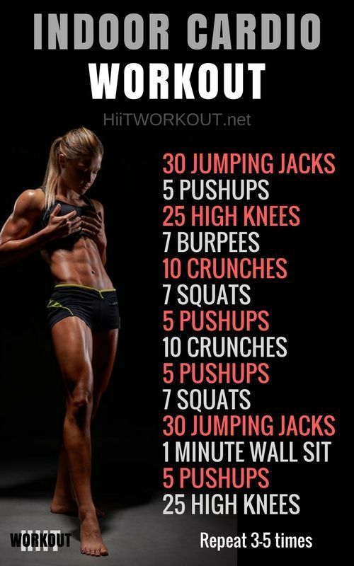 30 Minute Home Cardio Workout with No Equipment!