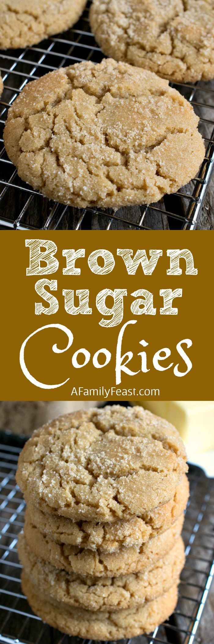 Brown Sugar Cookies are a clever twist on the traditional sugar cookie recipe than