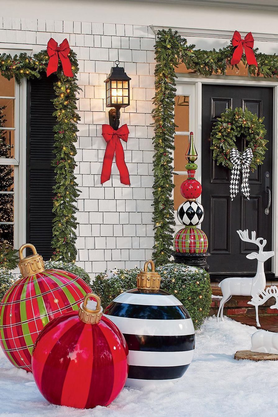 These Large Christmas Ornaments Will Keep Your Lawn Merry and Bright -   Christmas Decorations, Indoor & Outdoor Ideas