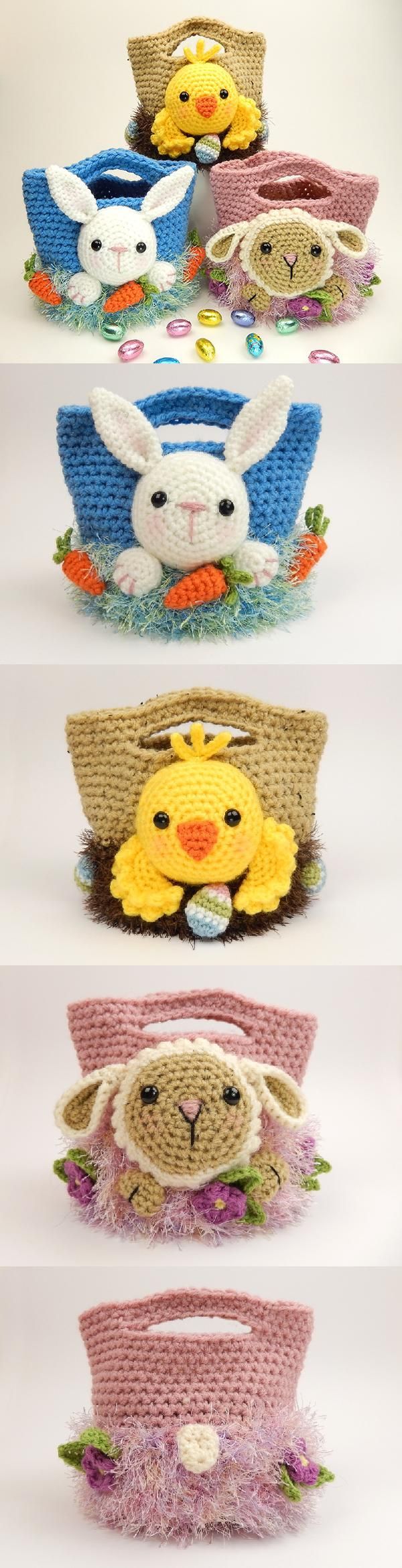 Easter Treat Bags Crochet Pattern