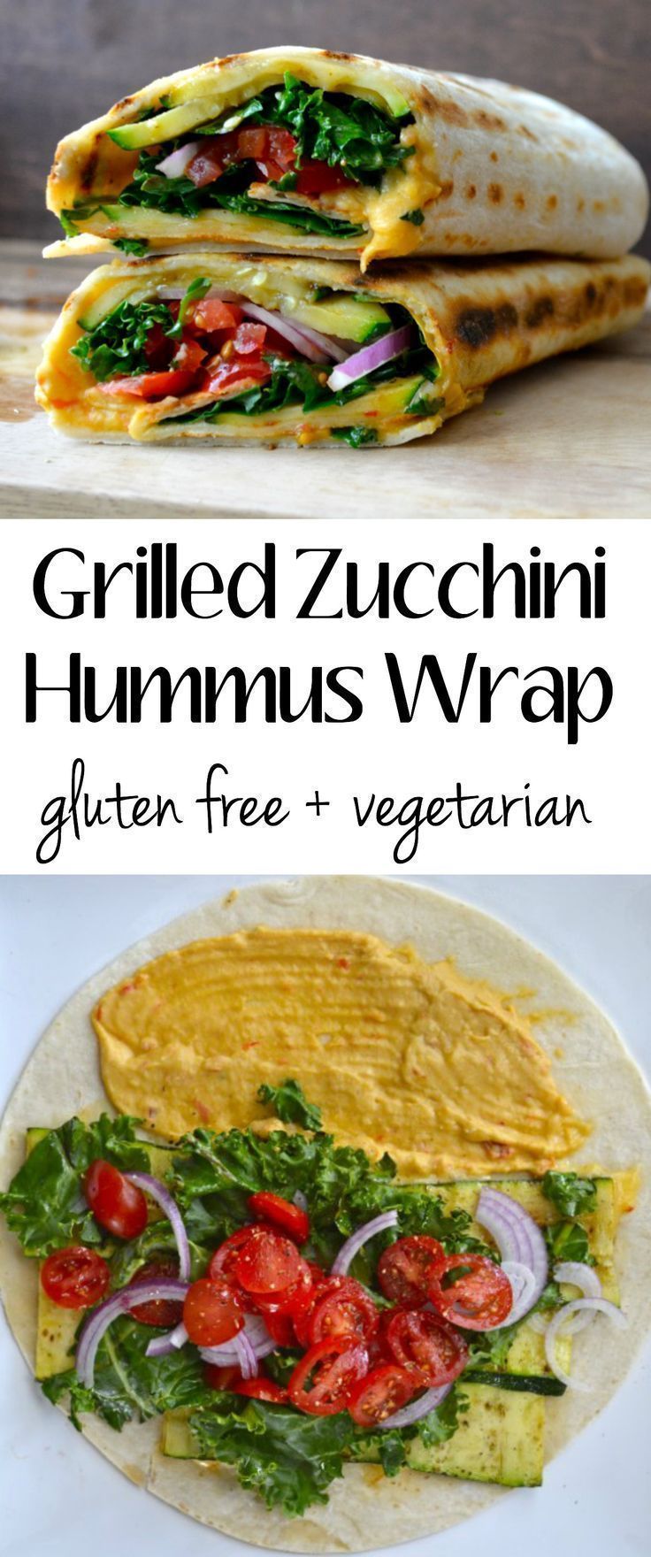 Fresh veggies are grilled to perfection and packed in this Grilled Zucchini Hummus