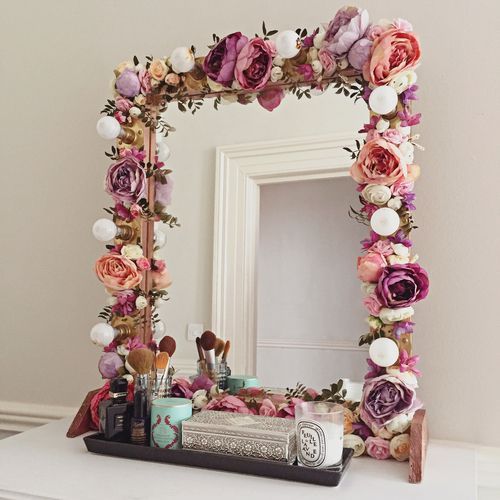 Made this mirror today!!! Instagram @wed_head – handmade beauties!