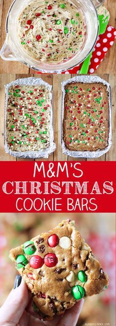 MS Christmas Cookie Bars Recipe