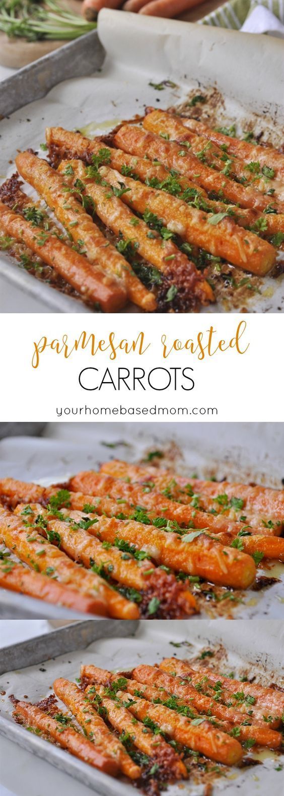 Parmesan Roasted Carrots – the perfect way to get your family to eat their veggies