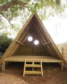 Teepee Playhouse Made From Pallets