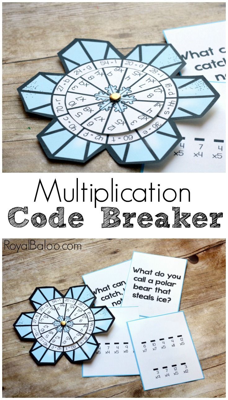 This multiplication code breaker will change how you practice multiplication! Solv