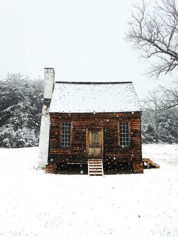 Tiny Snowy Cottage