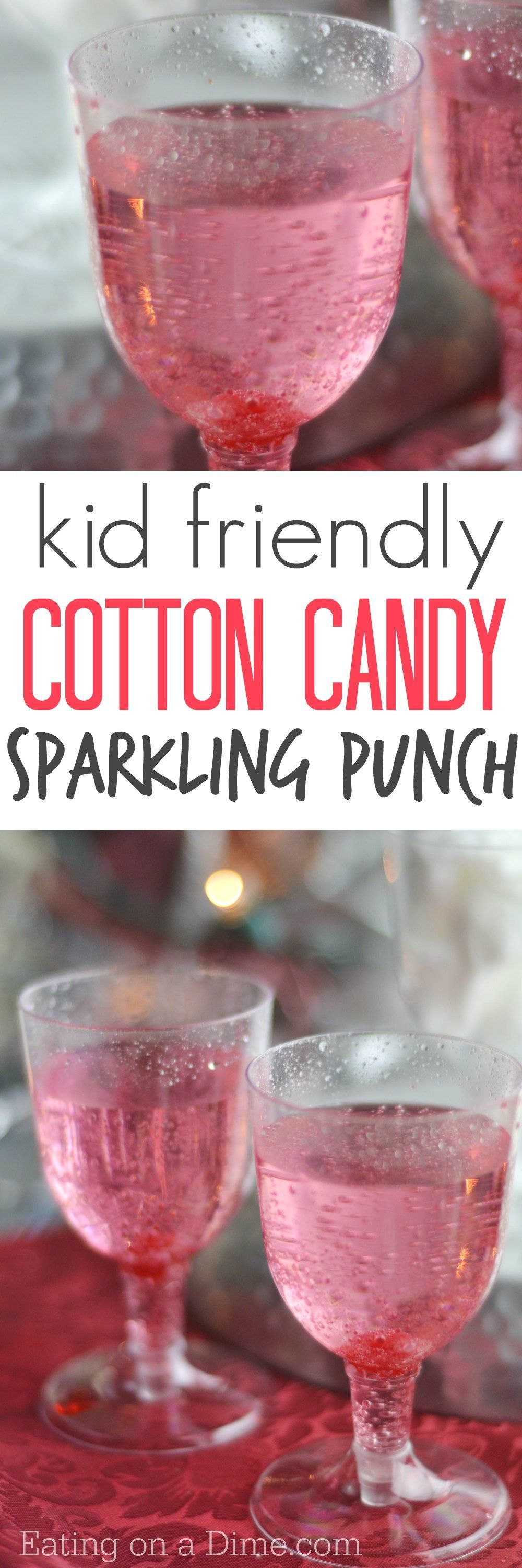 You have to make this super easy Cotton Candy Drink Recipe – the kids love it and