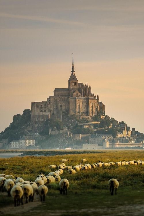 Beautiful Mont St Michel, Normandy, France