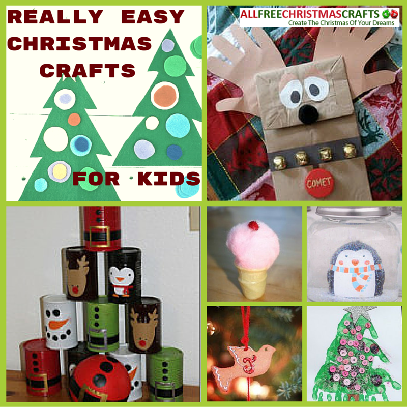 37 Really Easy Christmas Crafts for Kids ... -   Christmas crafts for kids Ideas