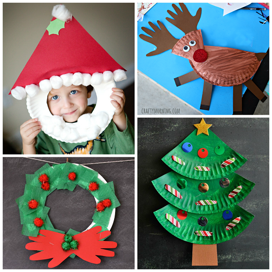 Christmas Paper Plate Crafts for Kids -   Christmas crafts for kids Ideas