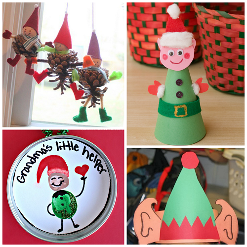 Elf Crafts for Kids to Make at Christmas -   Christmas crafts for kids Ideas