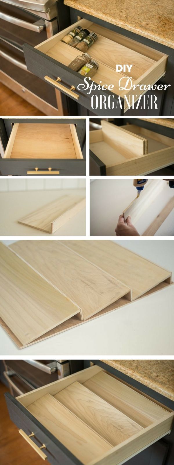 Check out the tutorial: #DIY Spice Drawer Organizer @Industry Standard Design