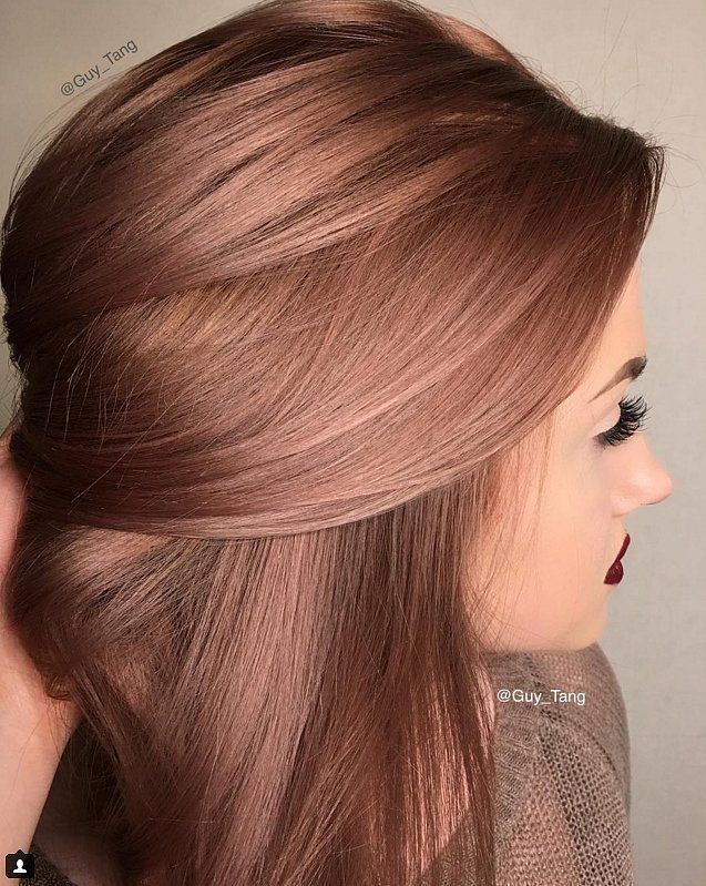 Concrete Proof That Rose Gold Is the Perfect Rainbow Hair Hue For Spring