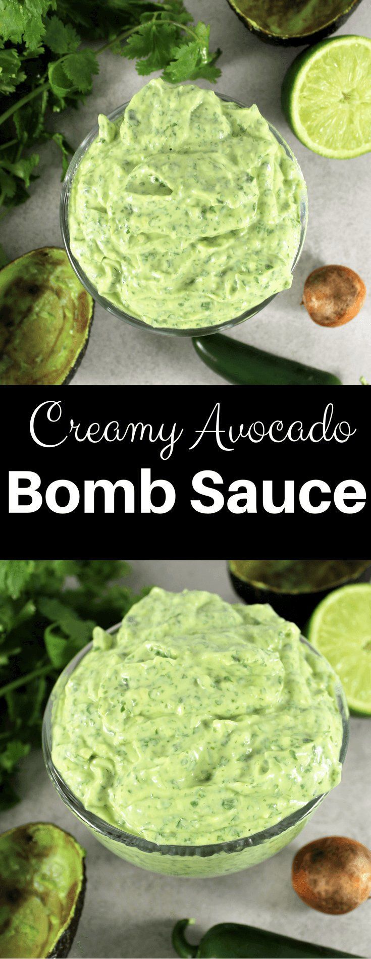 Creamy Avocado Bomb Sauce | The avocado go to sauce for everything