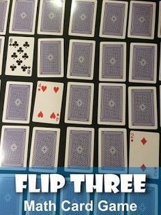 Dealing Up Some Fun in Math I love math card games – so easy to prepare but great