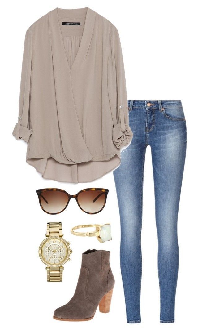 draped blouse by helenhudson1 on Polyvore featuring polyvore, fashion, style, Zara, Joie, Michael Kors, Vintage and Tiffany & Co.