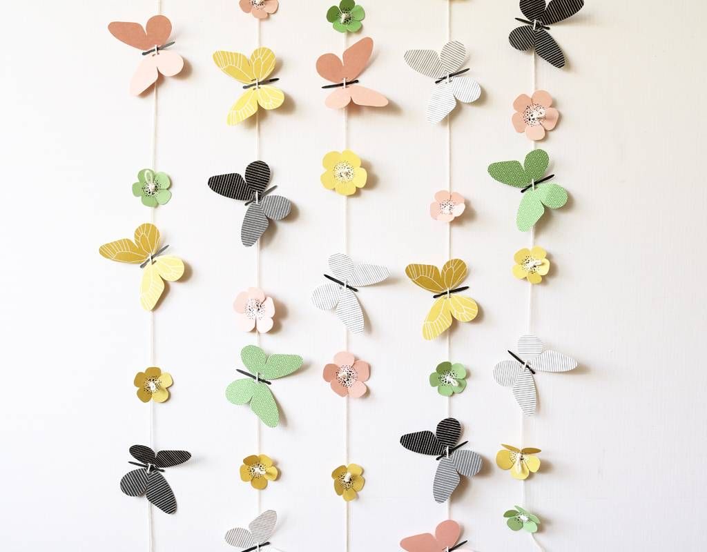 20 easy pop-out butterflies and flowers